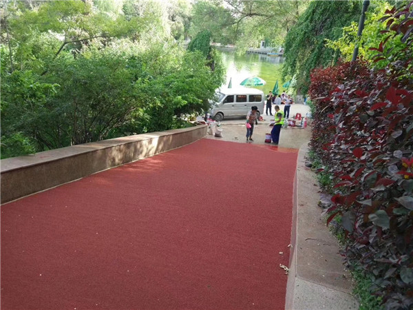 大理彩色路面施工